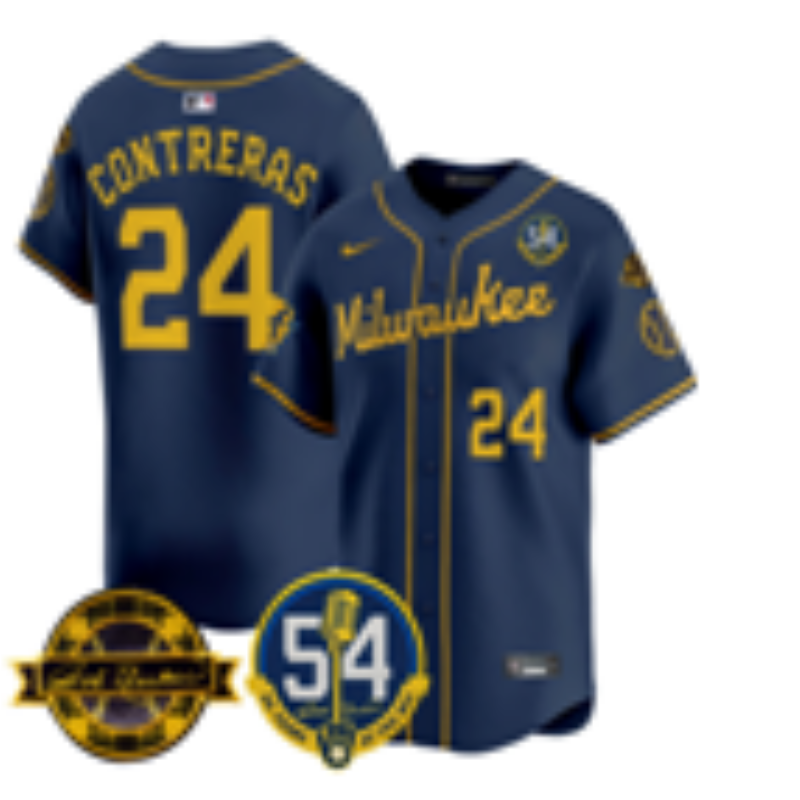 Women Milwaukee Brewers #24 Contreras blue Nike 2026 World Series jersey 102330